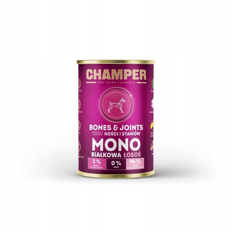 Analiza składu – Co kryje się w puszce CHAMPER Bones&Joints?