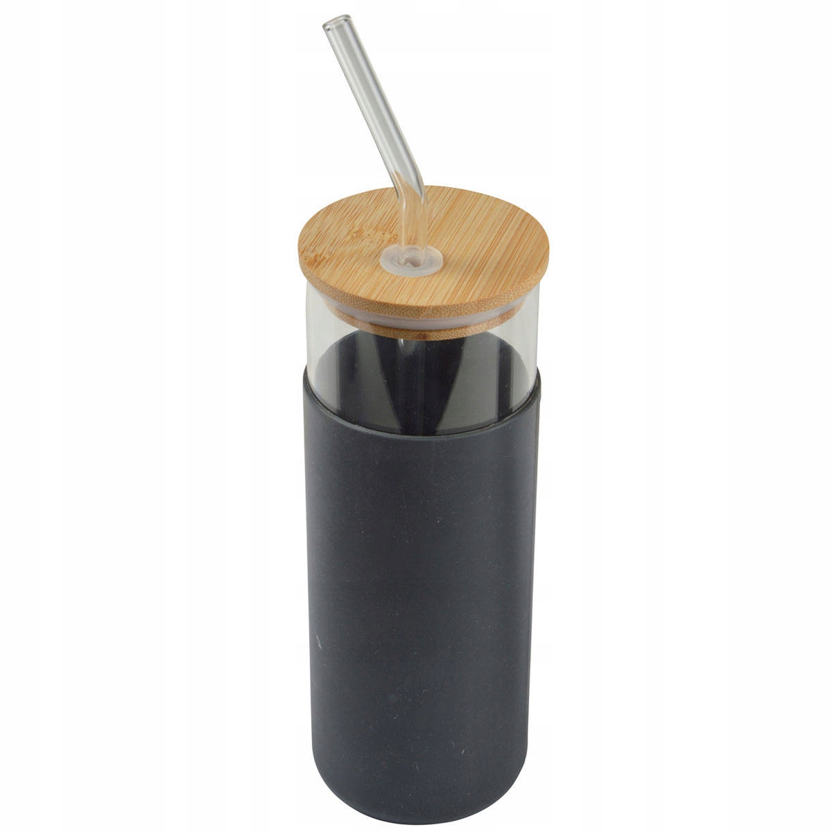 Szklany bidon z silikonową osłonką 0,5l – Idealny towarzysz na każdą okazję