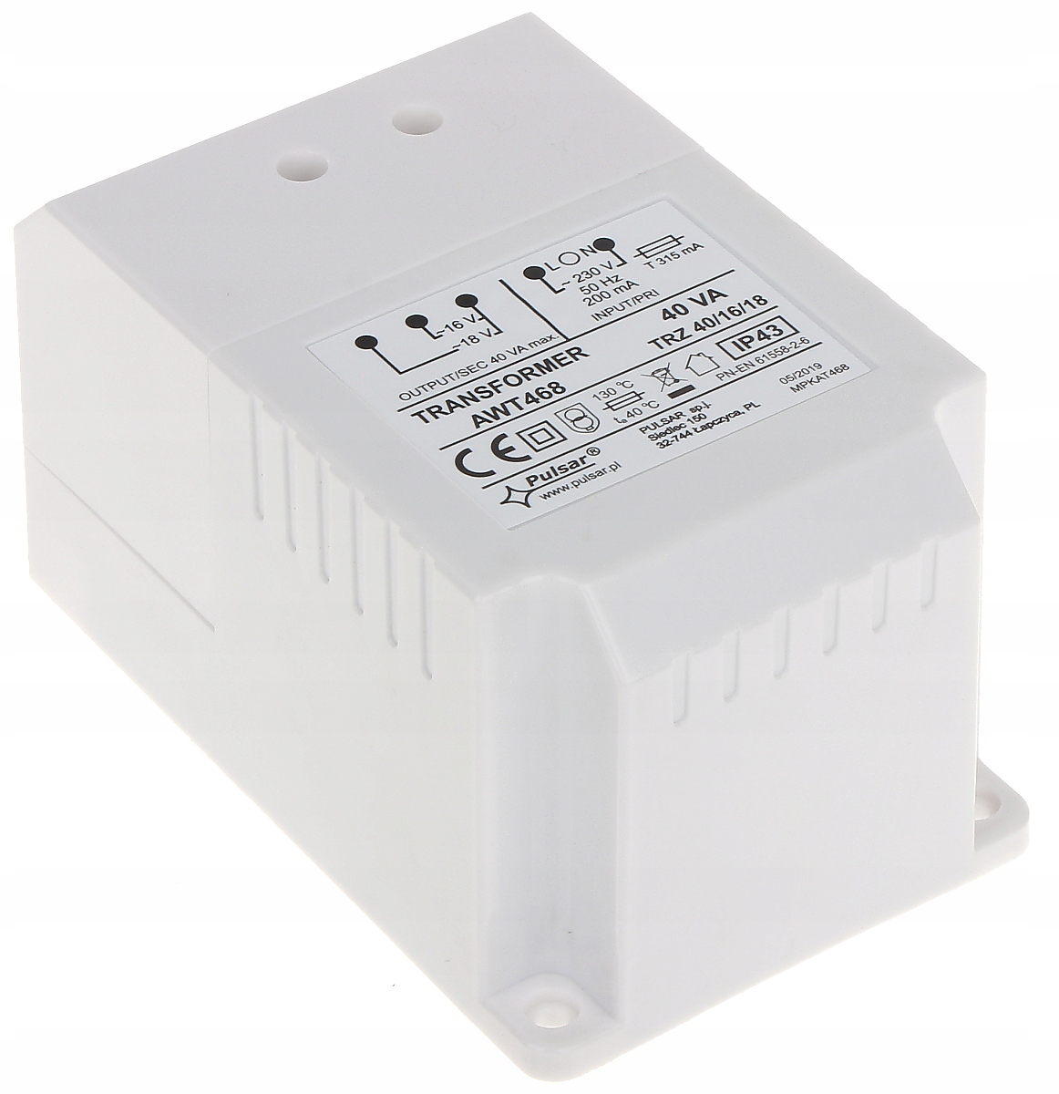 Klasa ochrony II i szczelność IP43 – Bezpieczeństwo na pierwszym miejscu