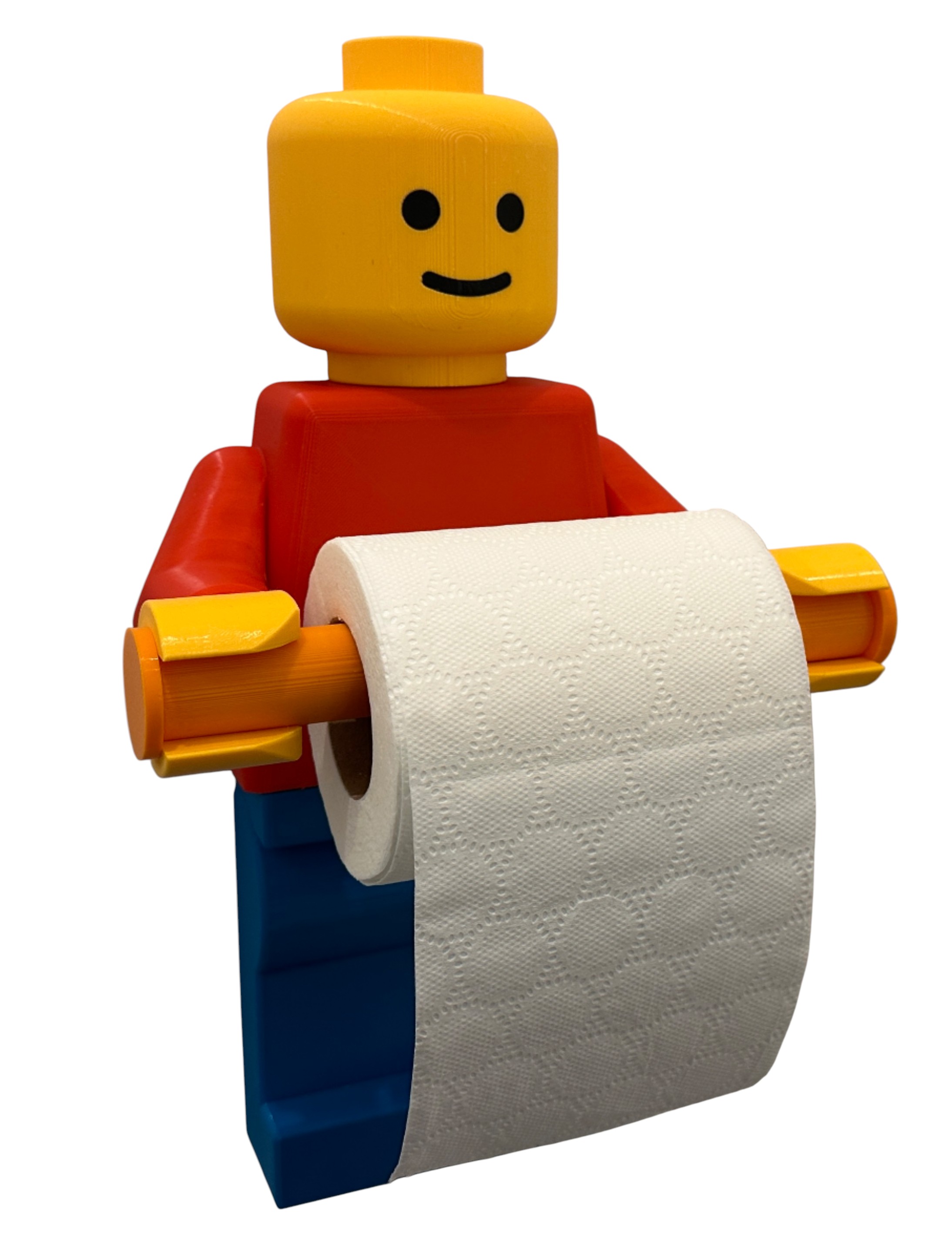 Uchwyt na papier toaletowy w Stylu Lego – Oryginalna dekoracja łazienki