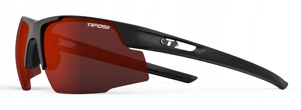 Soczewki w kolorze Smoke Red z 15,4% transmisją światła