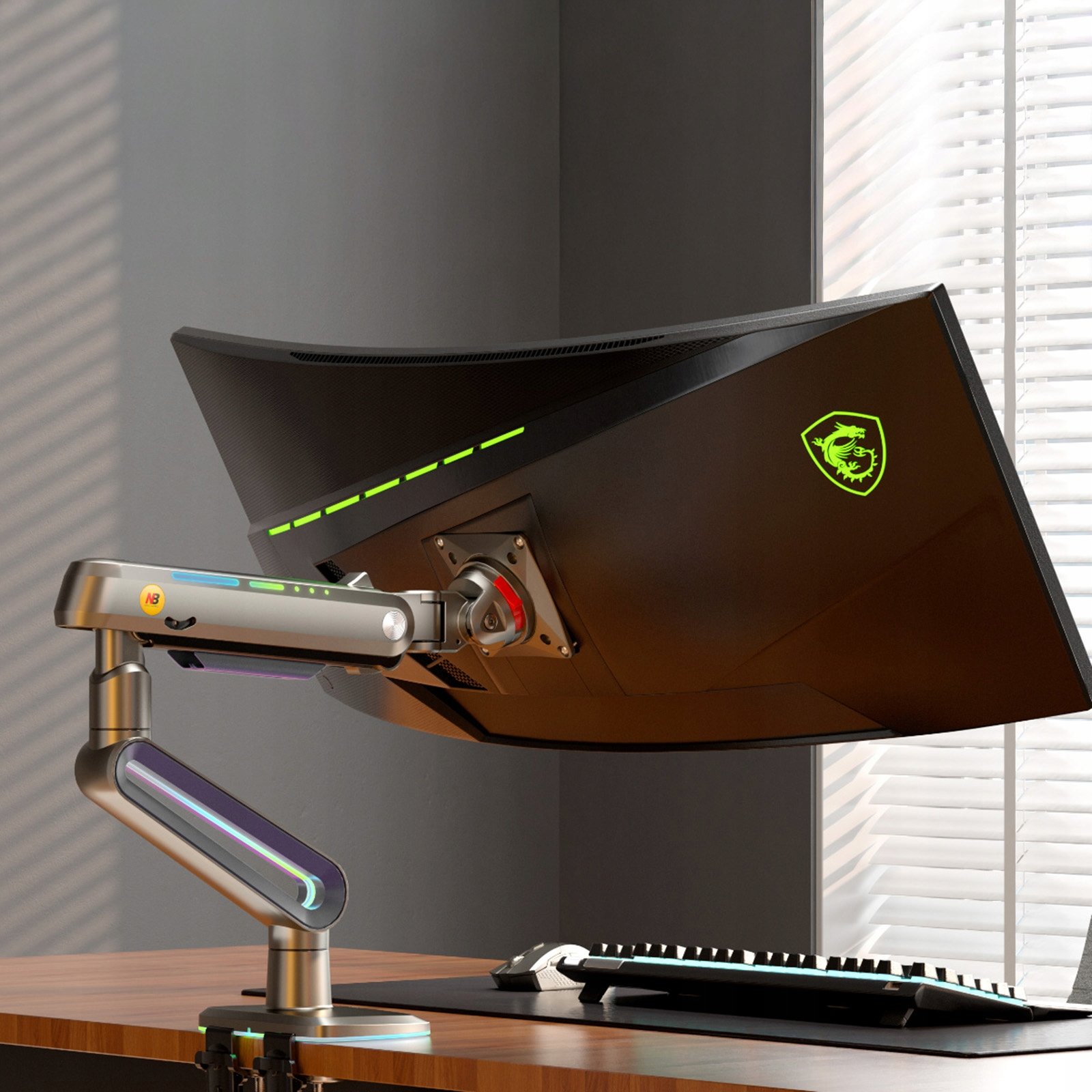 Solidna konstrukcja i łatwy montaż – Idealny wybór dla dużych monitorów