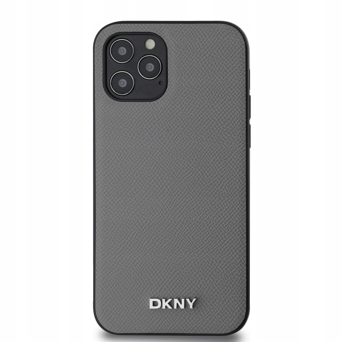 Stylowy design z metalowym logo DKNY