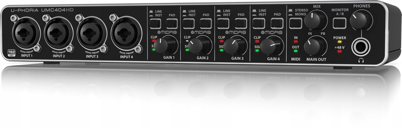 Behringer UMC404HD – Interfejs audio USB dla profesjonalnych nagrań