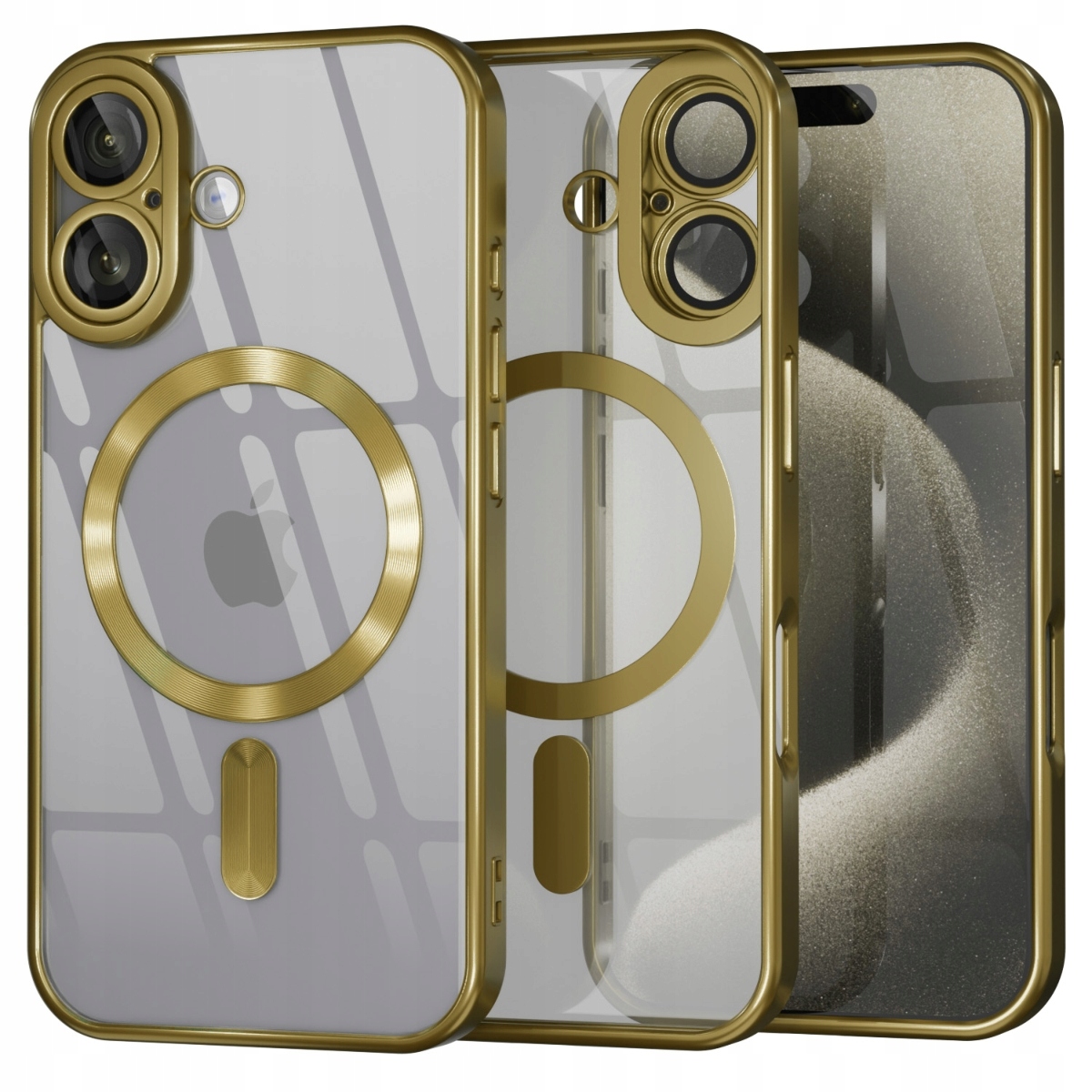 Etui Magnetyczne Supero TPUPlating MagSafe do iPhone 16 – Elegancka ochrona dla Twojego telefonu