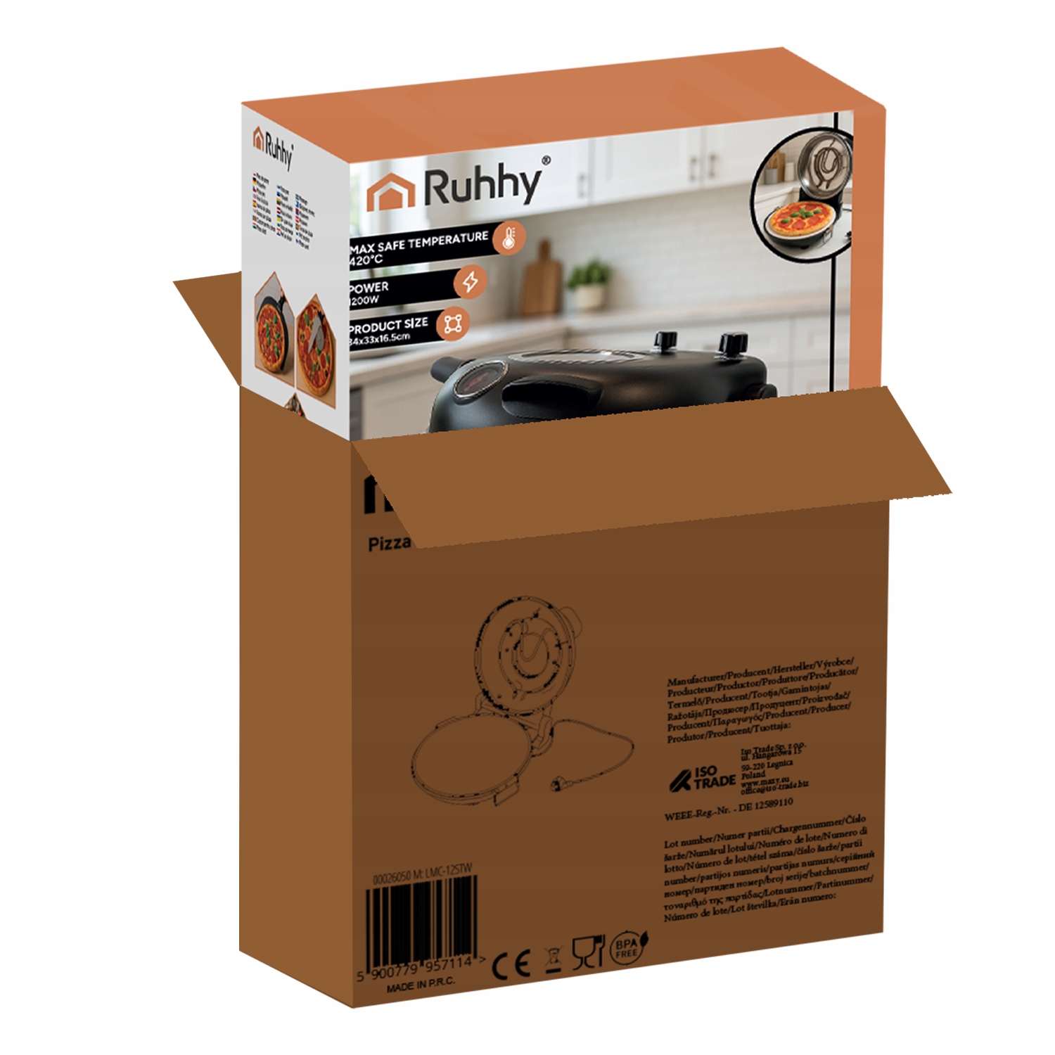 Wysoka moc i temperatura – Szybkie pieczenie pizzy