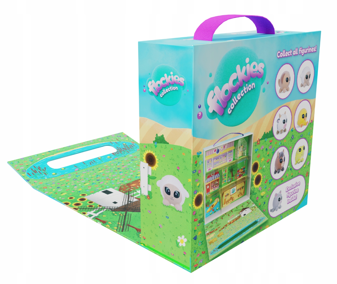 Unikalna figurka Flockies – Kotka Caroline z pasją do drewna