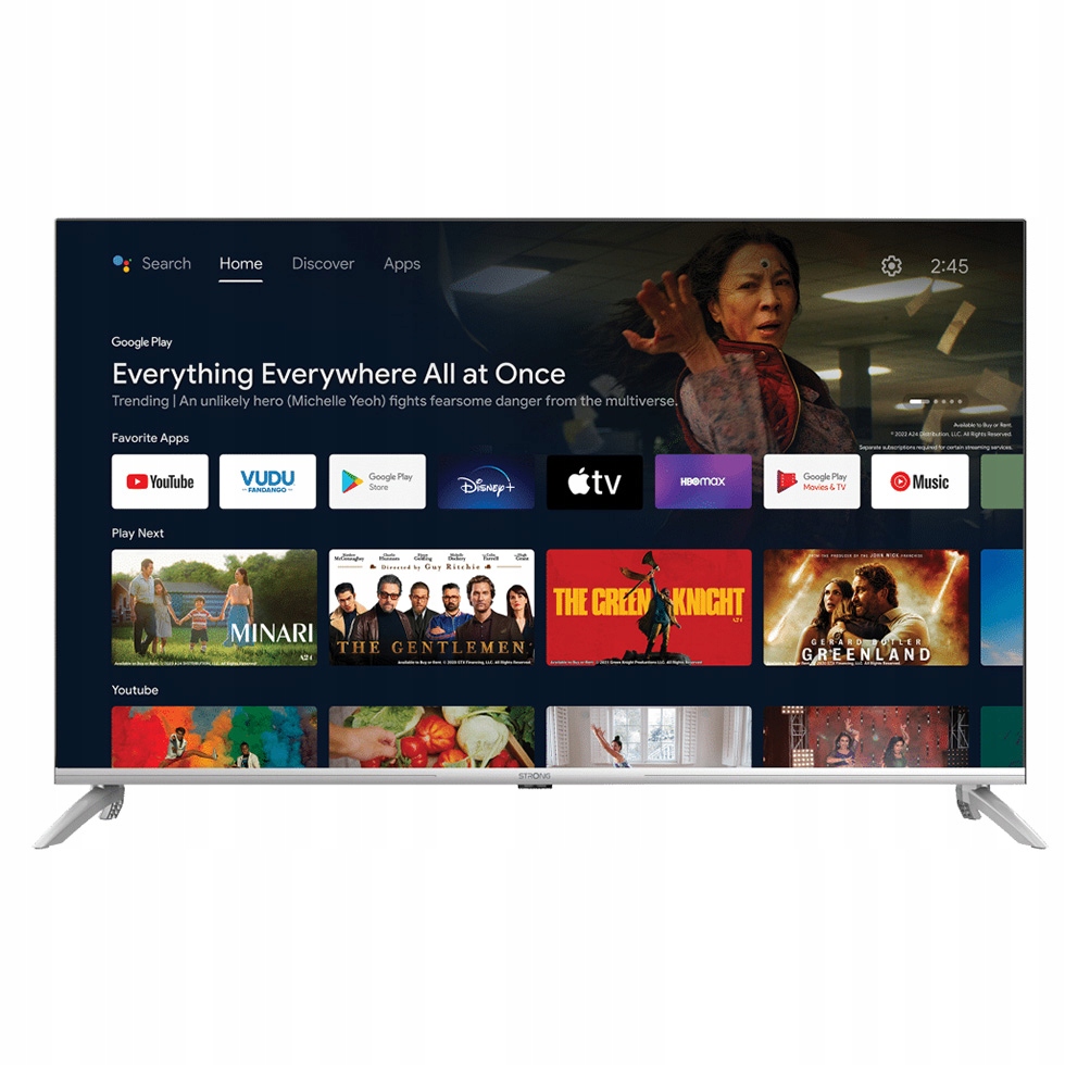Telewizor Strong Smart TV STRONG 43UD6593 4K Ultra HD LED HDR HDR10 – Nowoczesna rozrywka w Twoim domu