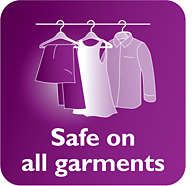 Bezpieczeństwo dla delikatnych tkanin, takich jak jedwab