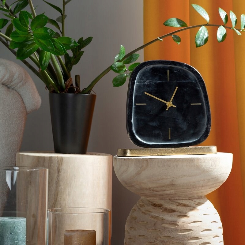 Zegar stołowy Eurofirany 24cm – Elegancja i styl w Twoim wnętrzu