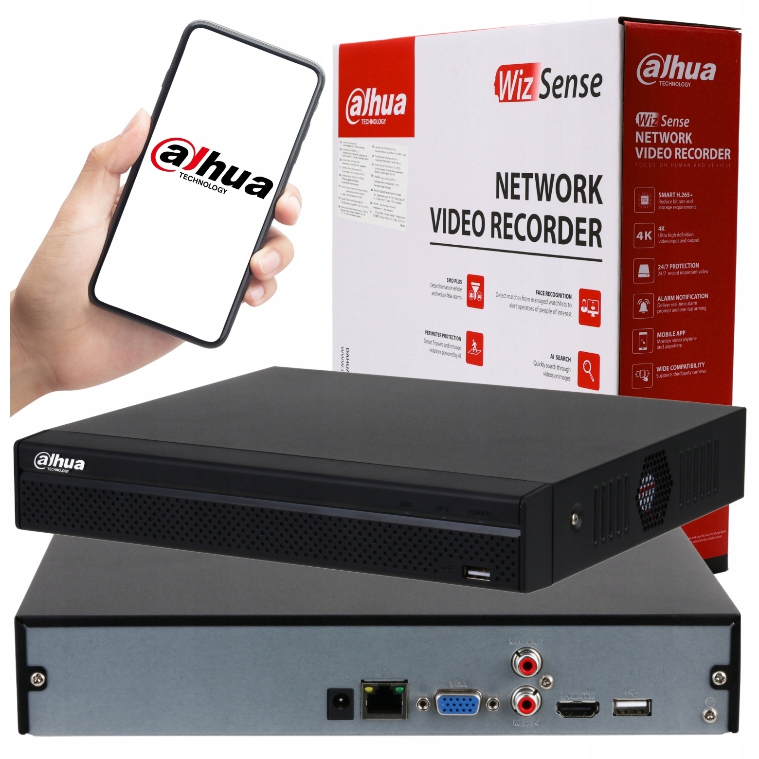 Kamera IP Dahua Technology REJESTRATOR IP DAHUA NVR4116HS-4KS3 – Nowoczesne rozwiązanie monitoringu