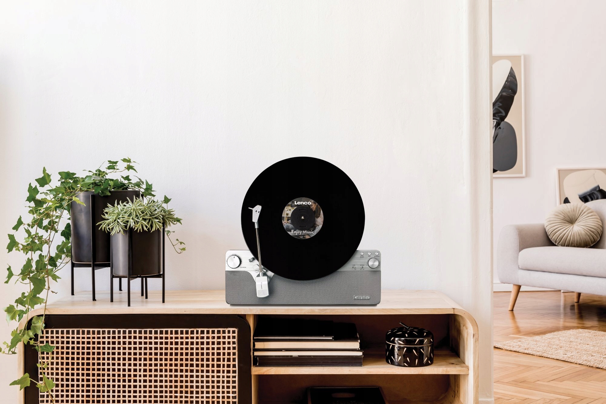 Gramofon Lenco LSA-071SI – Elegancja i nowoczesność w jednym