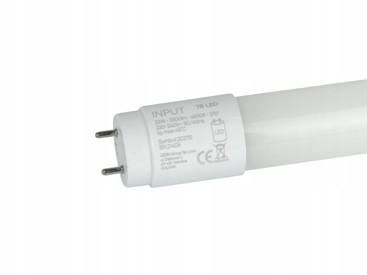 Wysoka wydajność świetlna – 3300 lm przy 150 lm/W