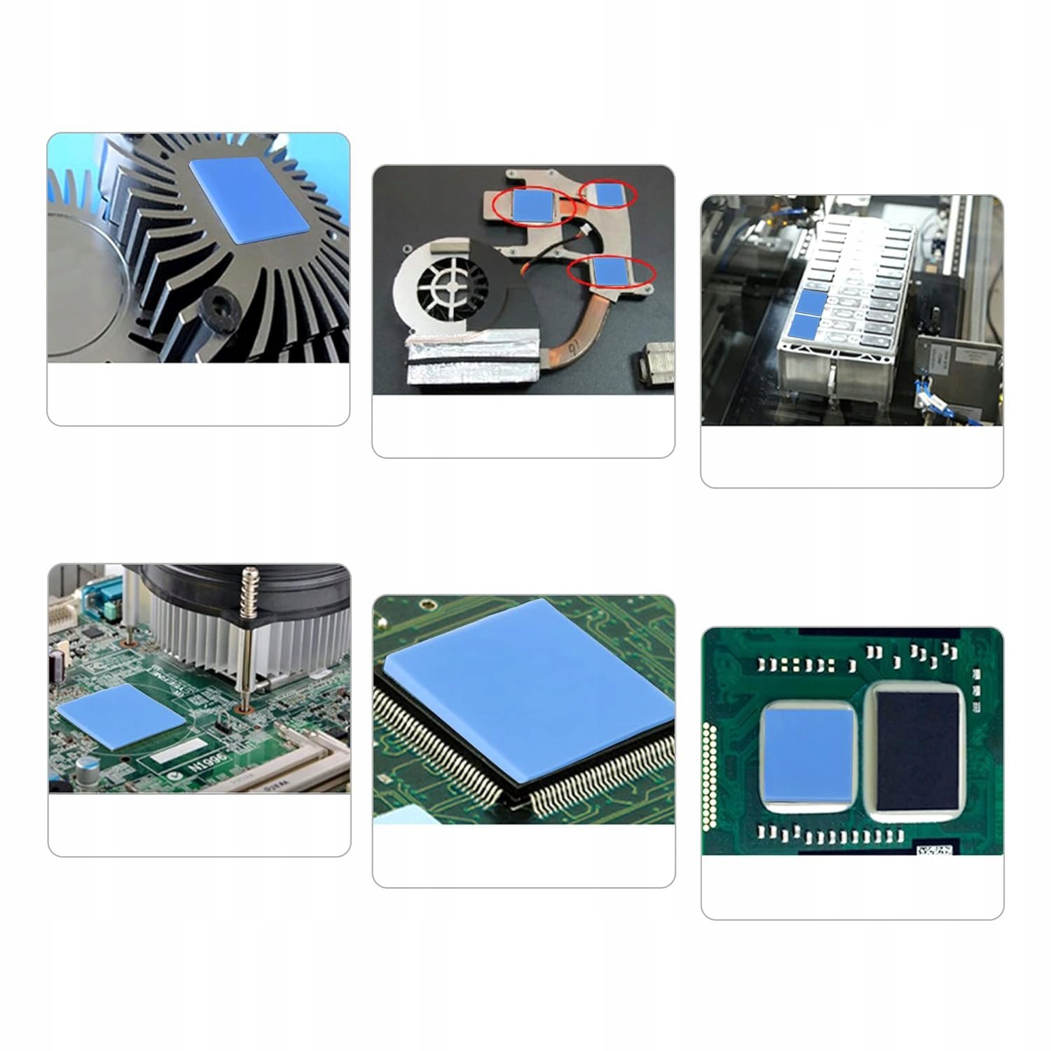 Zastosowanie w chłodzeniu CPU, GPU i elektronice