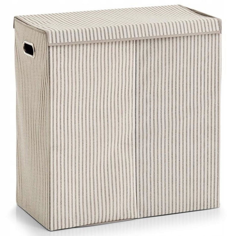 Zeller Składana torba na pranie STRIPES – Wygodne rozwiązanie do segregacji bielizny