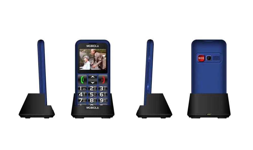 Telefon GSM Mobiola MB700 Niebieski – Idealny wybór dla seniorów