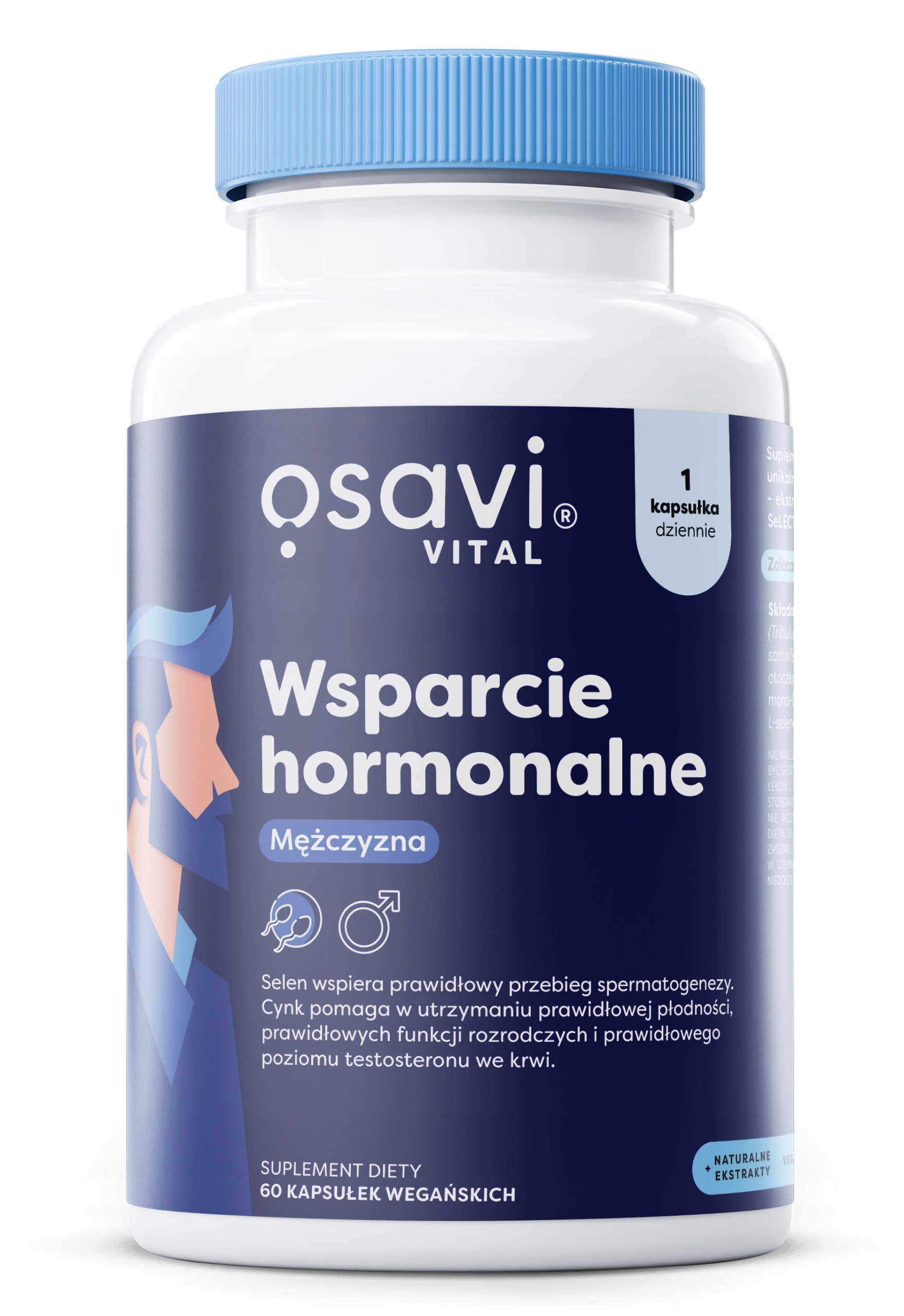 OSAVI Wsparcie Hormonalne Mężczyzna – Suplement diety dla zdrowia hormonalnego