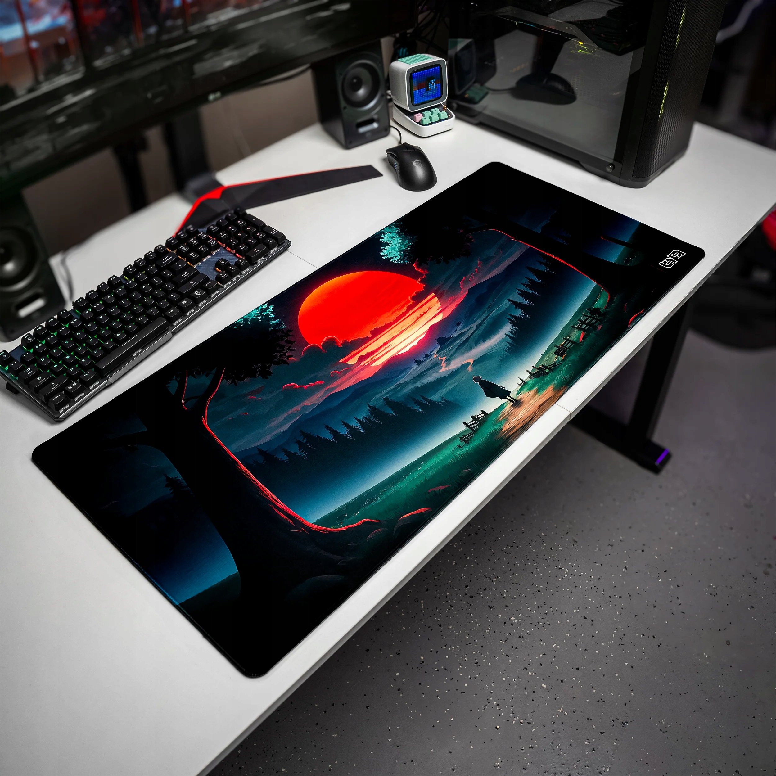 Podkładka Gamingowa Adventure Road 90x40 TILT – Komfort i styl na Twoim biurku