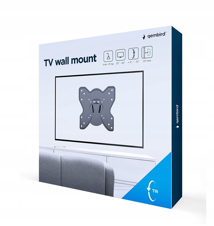 Gembird TV SET ACC WALL MOUNT 23-42