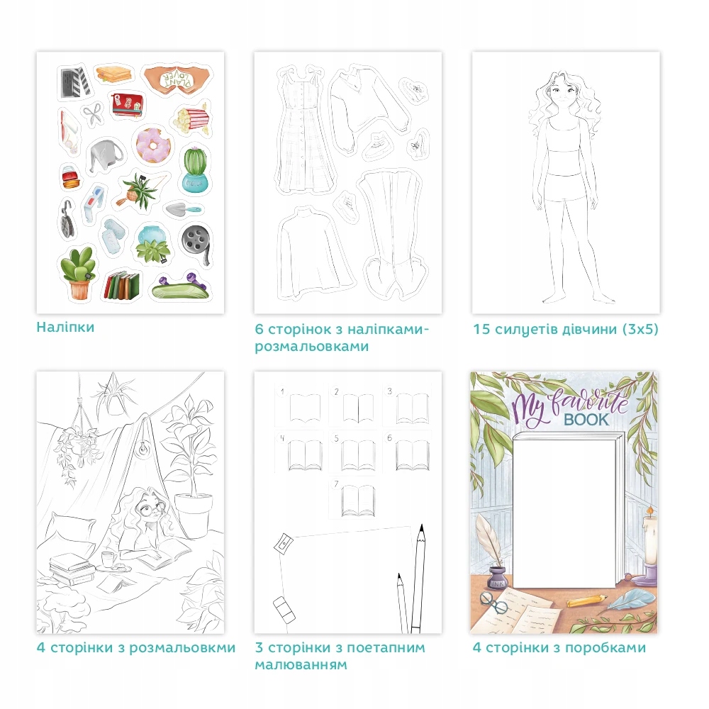 Inspirujące elementy zestawu kreatywnego Flora