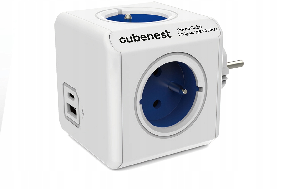 PowerCube Original USB A+C PD 20 W – Niezawodny rozdzielacz zasilania
