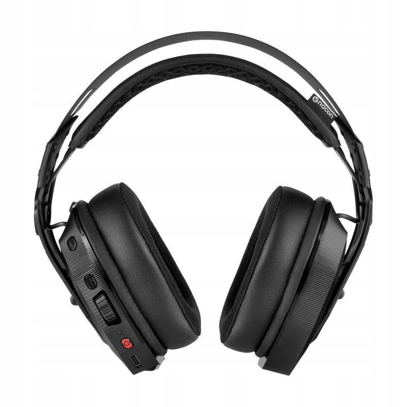 Komfortowe nauszniki z dwuwarstwowego materiału tekstylnego