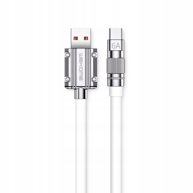 WEKOME WDC-186 Wingle Series – Kabel połączeniowy USB-A do USB-C Fast Charging 1 m (Biały)