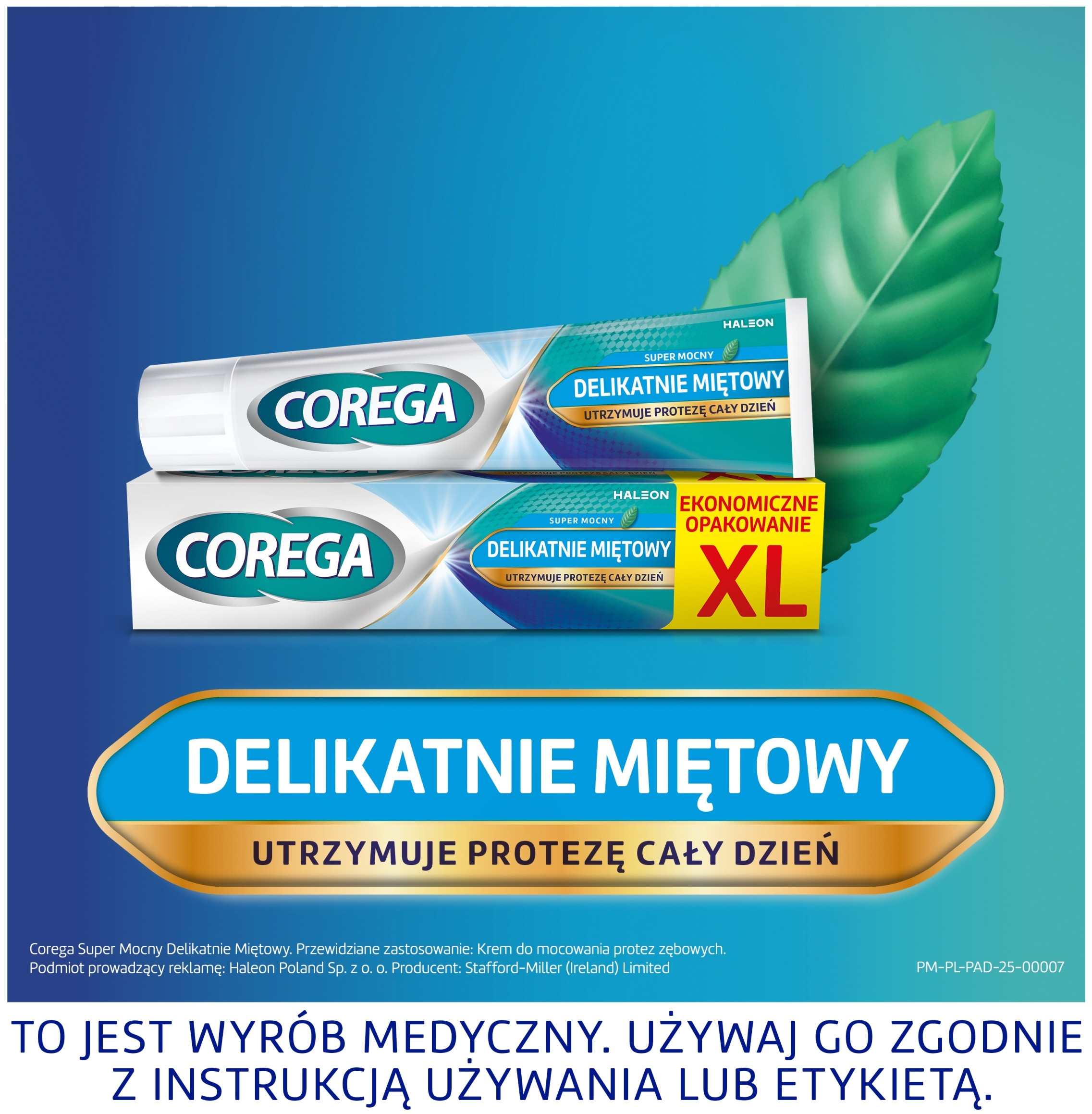 Delikatny miętowy smak dla świeżego oddechu