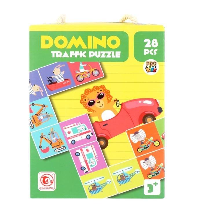 Zawartość zestawu – Co znajdziesz w opakowaniu Domino Pojazdy
