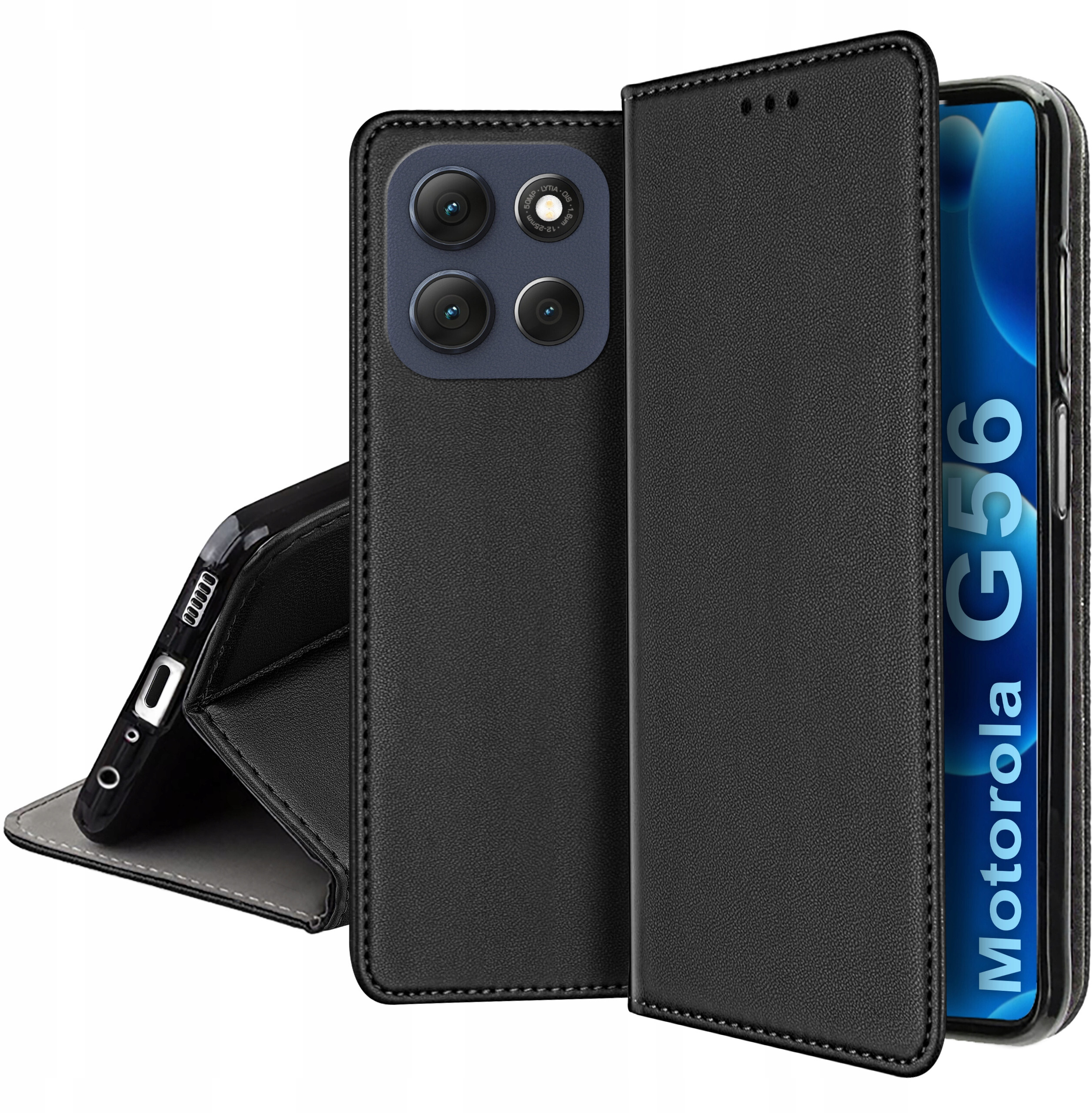 Magnetyczna klapka z funkcją stojaka