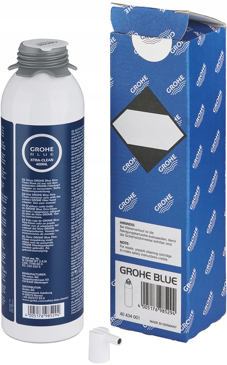 Grohe Blue akcesoria zestaw czyszczący set - 40434001 – Idealne rozwiązanie do filtracji wody