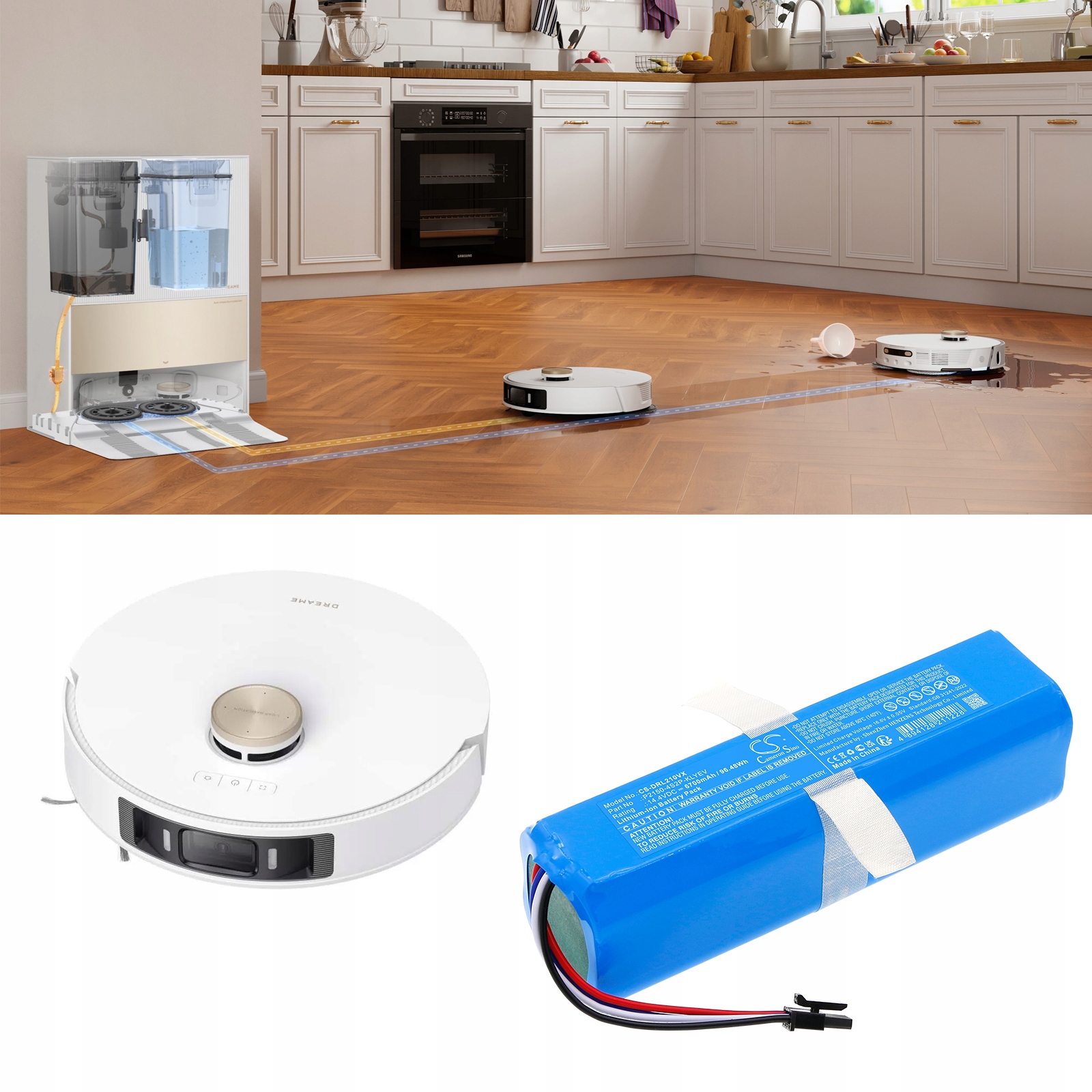 Akumulator Bateria Typu P2150-4s2p Do Dreame X30 L10s Gen2 Xiaomi H40 X20 / Cs-drl210vx – Wydajność i niezawodność