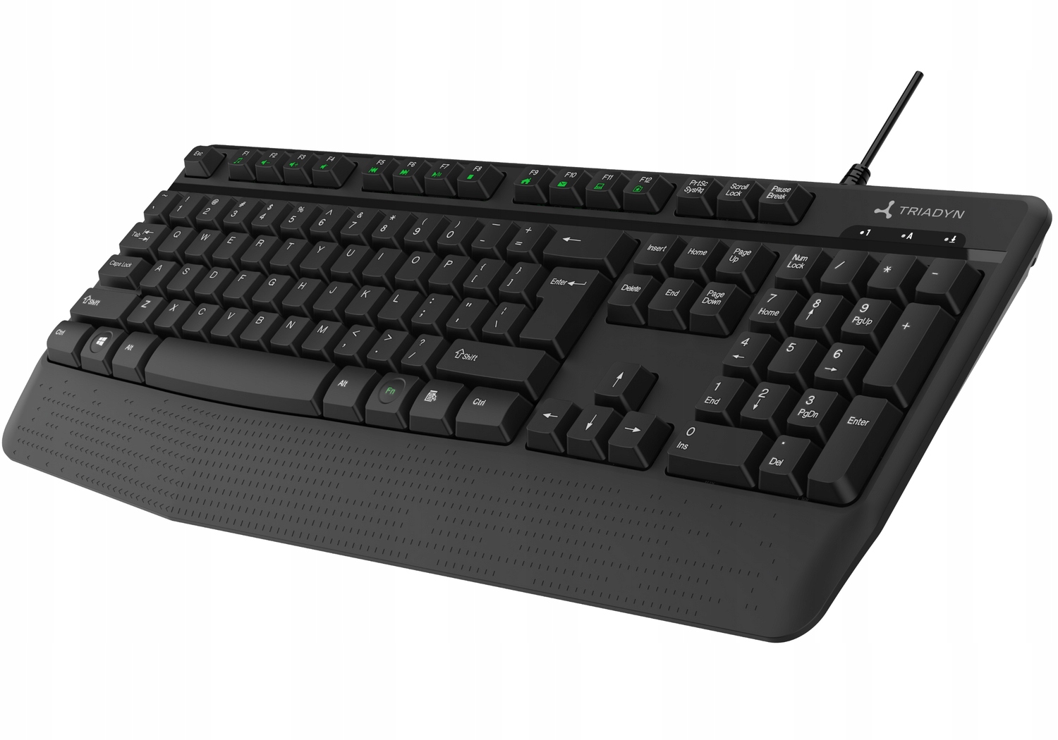 Ergonomiczna klawiatura ELARA z funkcją wsparcia nadgarstka