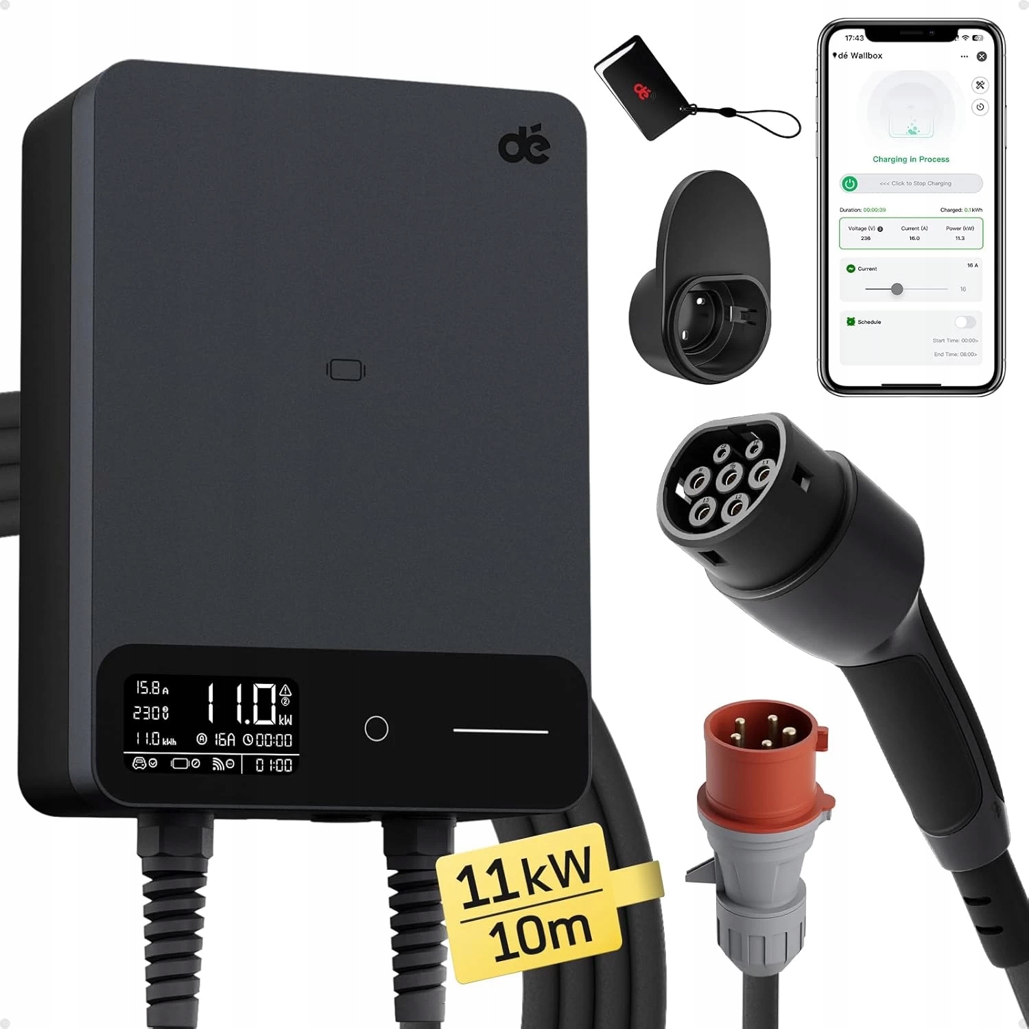 Kluczowe cechy ładowarki wallbox EV 11kW
