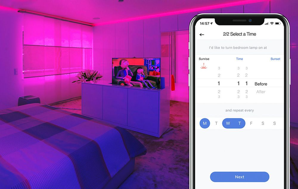 Inteligentna taśma LED Meross MSL320 RGBWW Wi-Fi 5 metrów (Homekit)
