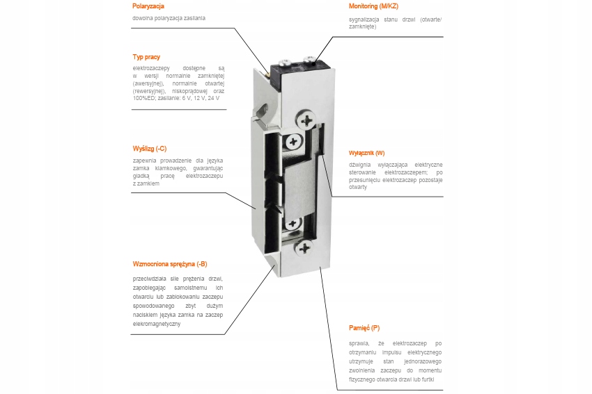 Regulacja zaczepu w zakresie 3 mm