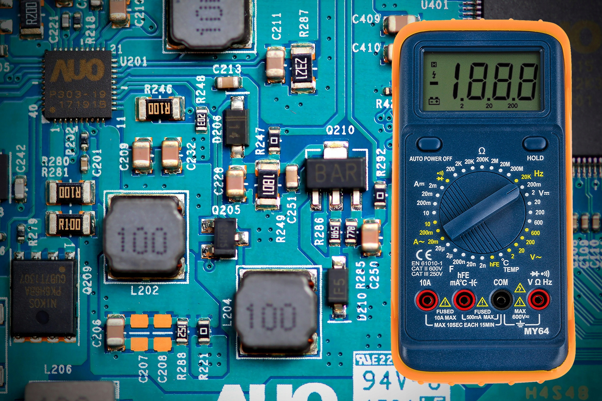 Wbudowana termosonda do pomiaru temperatury