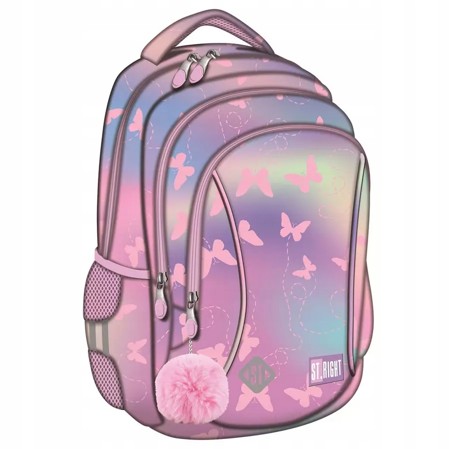 Plecak 26X39X12 1ZAM 4KIESZ STRIGHT BUTTERFLIES – Idealny towarzysz dla najmłodszych