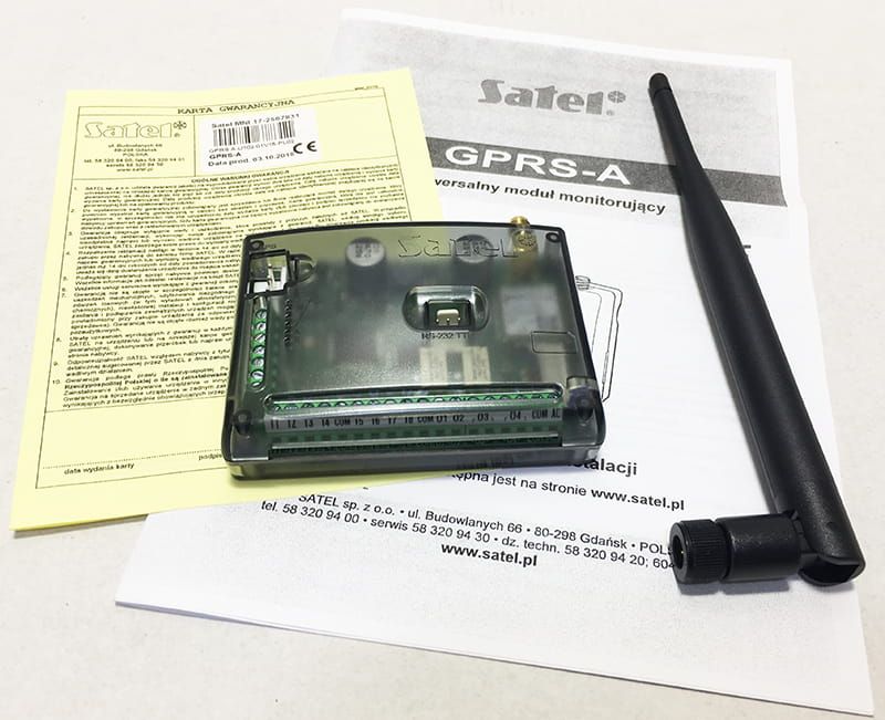 Moduł Satel GPRS-A zdjęcie real zestawu Moduł Satel GPRS-A zdjęcie real zestawu