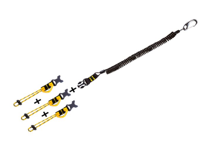 W zestawie z trzema końcówkami – Łatwe mocowanie narzędzi