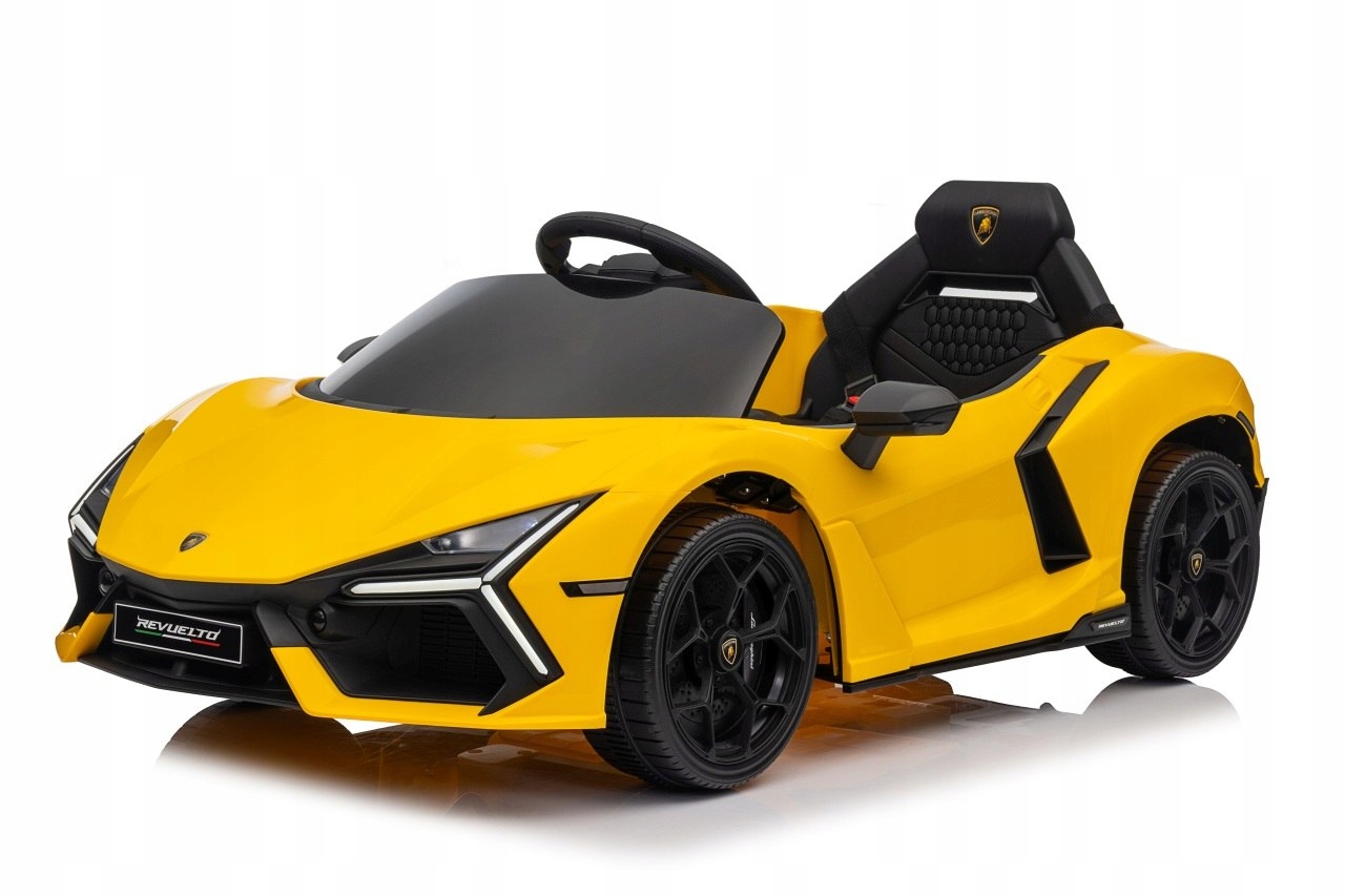 Auto na akumulator Lamborghini Revuelto 4x4 Żółty – Idealna zabawa dla najmłodszych