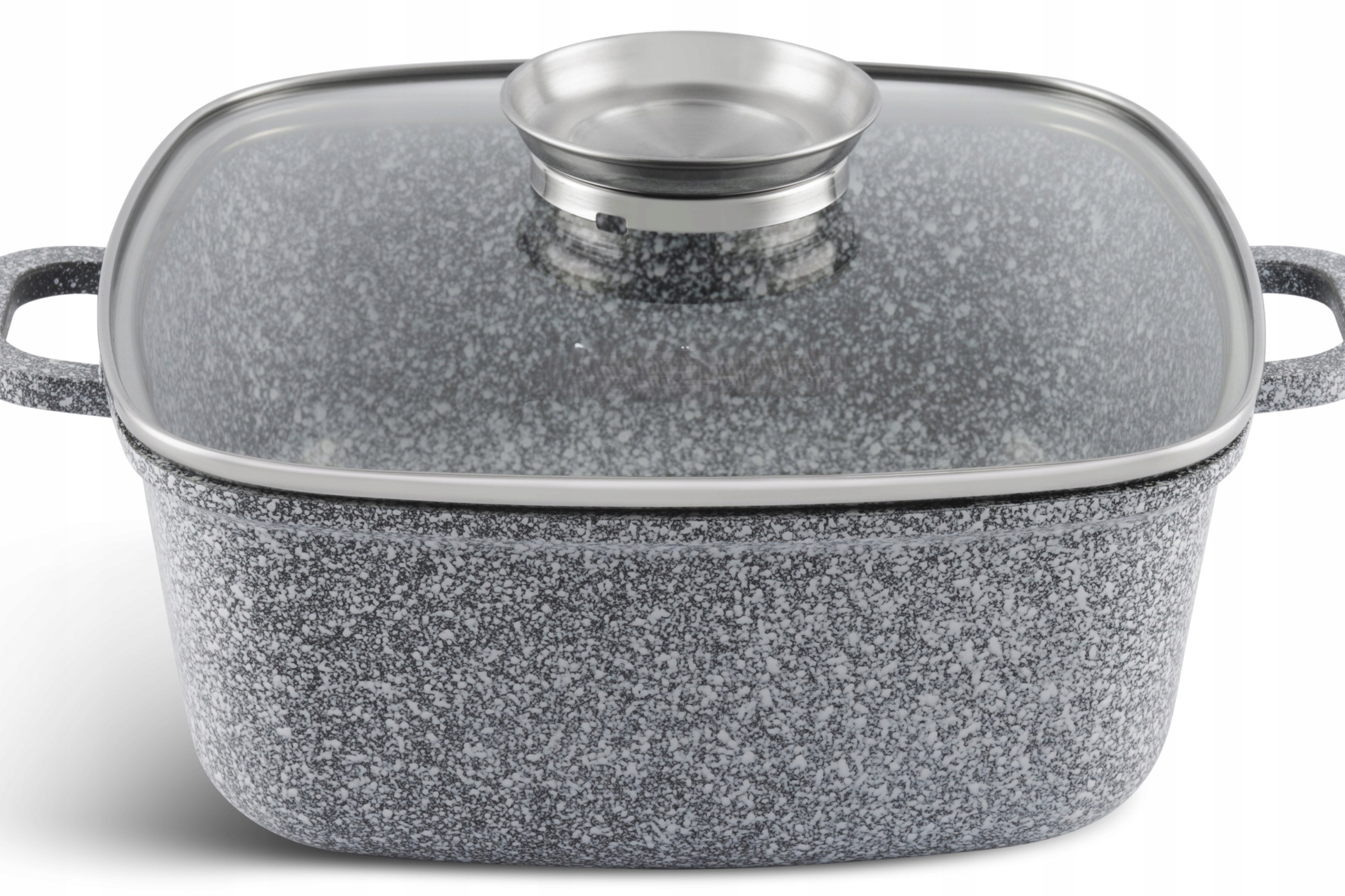 Garnek kwadratowy 28cm Granitowy Masterpan MP-2110 – Idealny do każdej kuchni