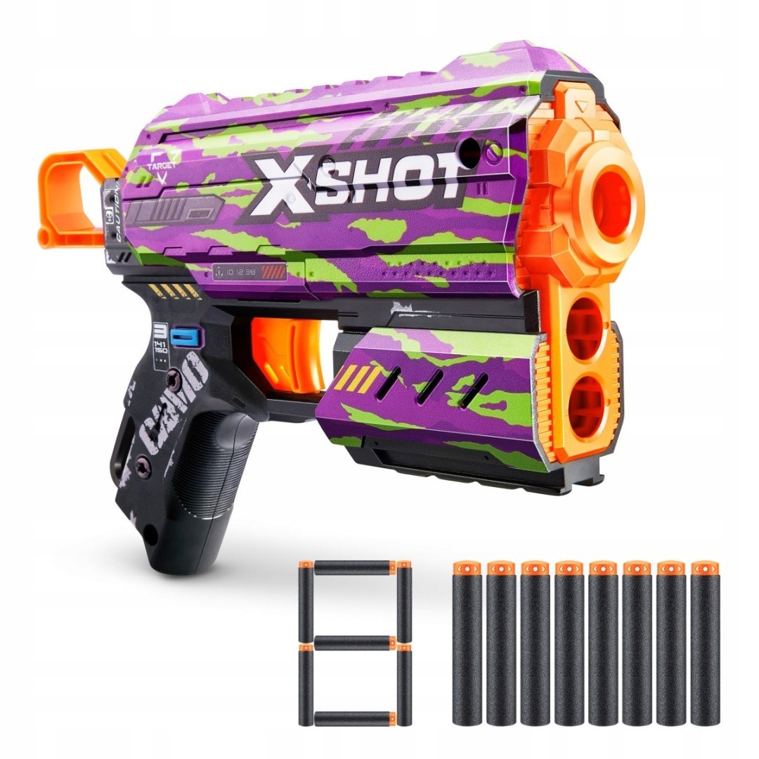 Wyrzutnia SKINS FLUX (8 Strzałek) Crucifer – Emocjonująca zabawa w dynamicznych bitwach