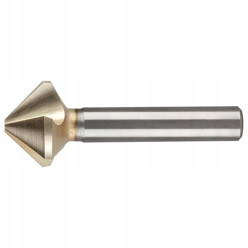 Pogłębiacz stożkowy z nierównomierną podziałką krawędzi skrawających HSSTiZrN – Idealne narzędzie do precyzyjnego wiercenia