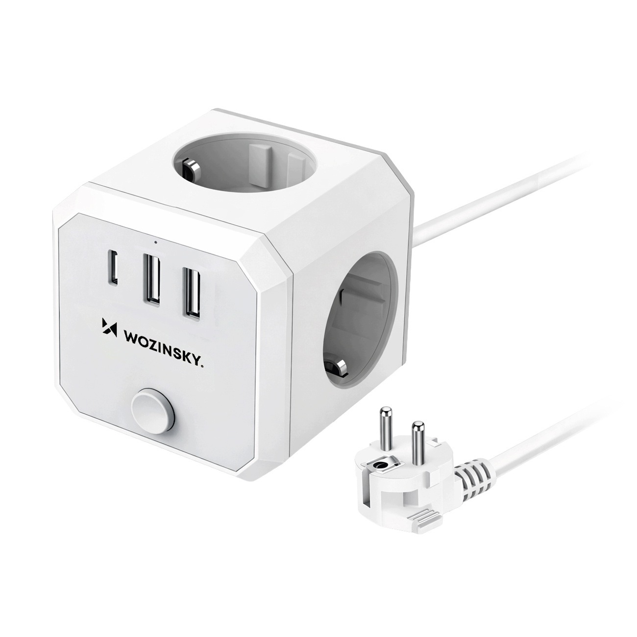 Wydajność zasilania – 3 gniazda AC i 3 porty USB