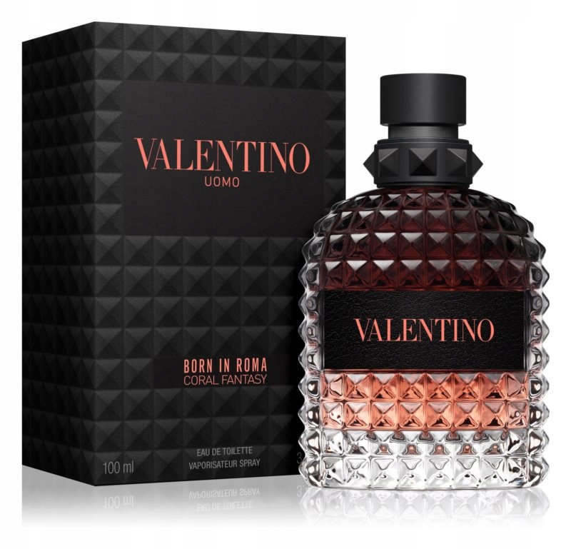 Perfumy męskie Valentino Uomo Born In Roma Coral Fantasy EDT 100 ml – Zmysłowy zapach na każdą okazję