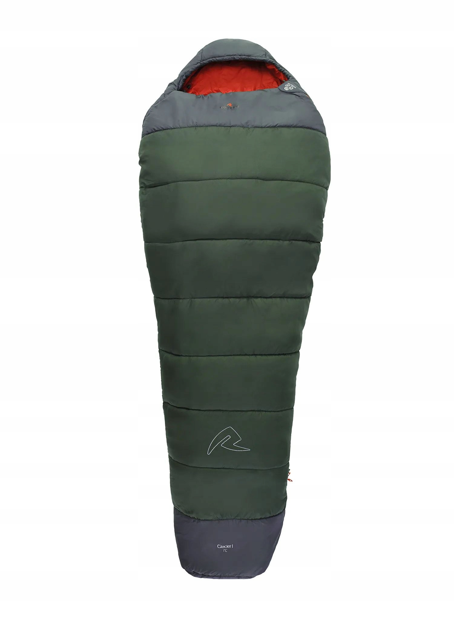 Śpiwór turystyczny Robens Glacier I (195 cm) - zielony z lewym zamkiem