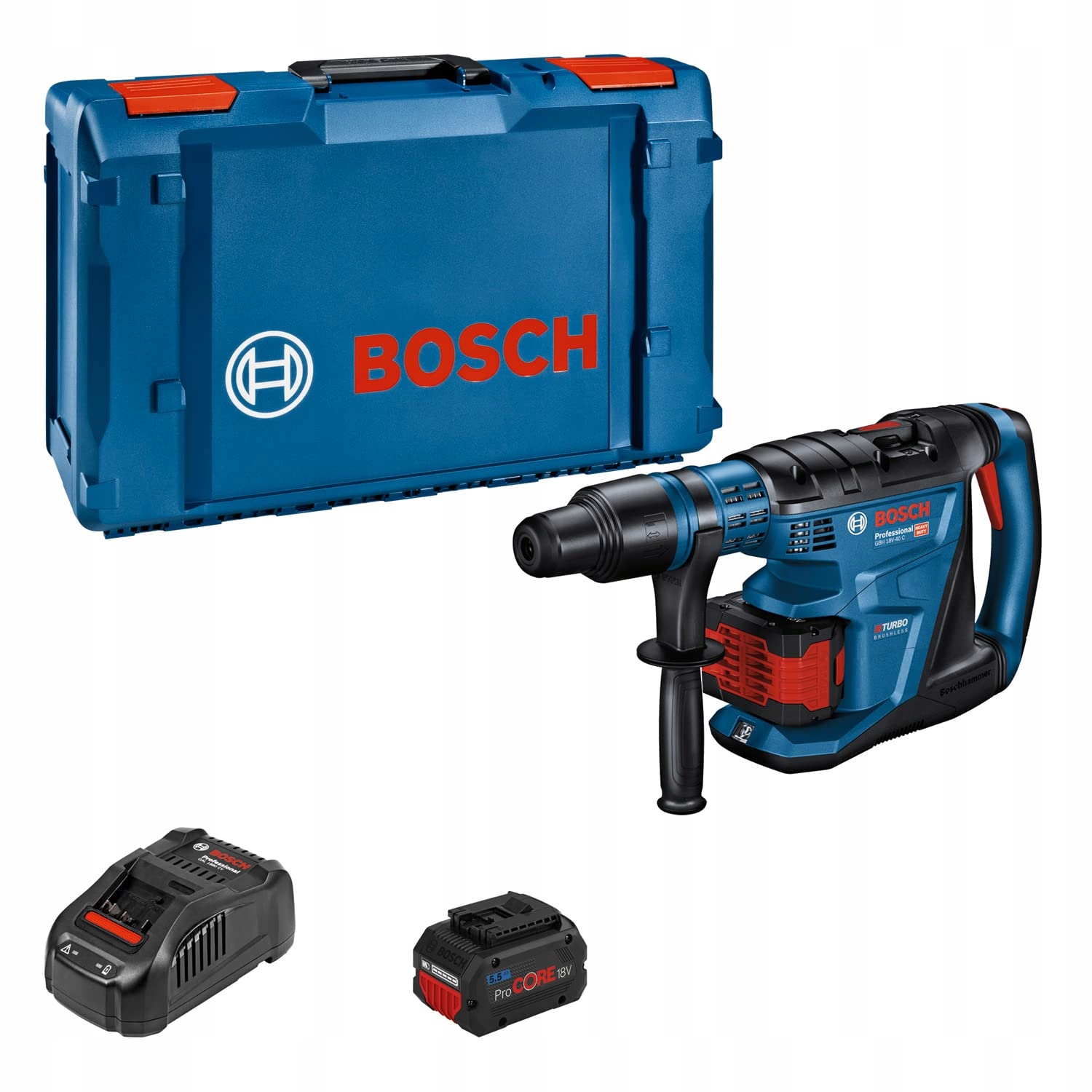 Bosch Professional BITURBO GBH 18V-40 C – Młotowiertarka akumulatorowa dla profesjonalistów