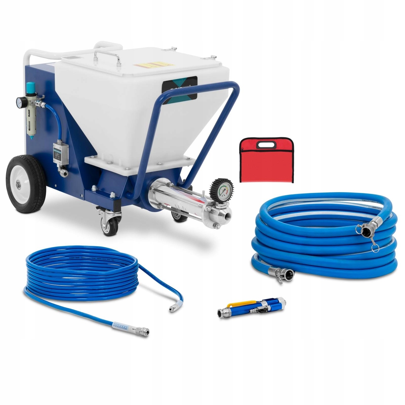 Agregat tynkarski MSW - Maszyna do tynkowania 30 bar, 40 l, 18 l/min, 2800 W