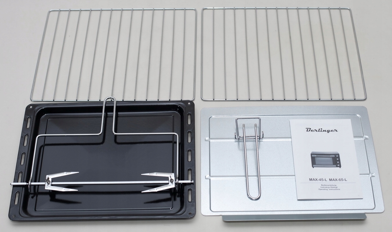 Wbudowany obrotowy rożen 360 stopni